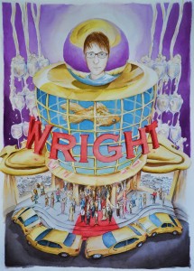 postcard-painted Art Show of the Decade!