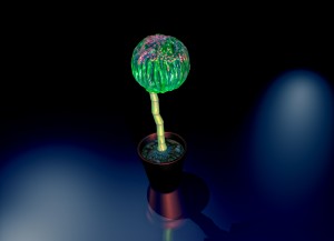 cactus Created in Blender3D