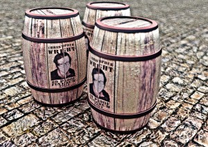 rum-barrels barrels rendered and modeled in Blender3d